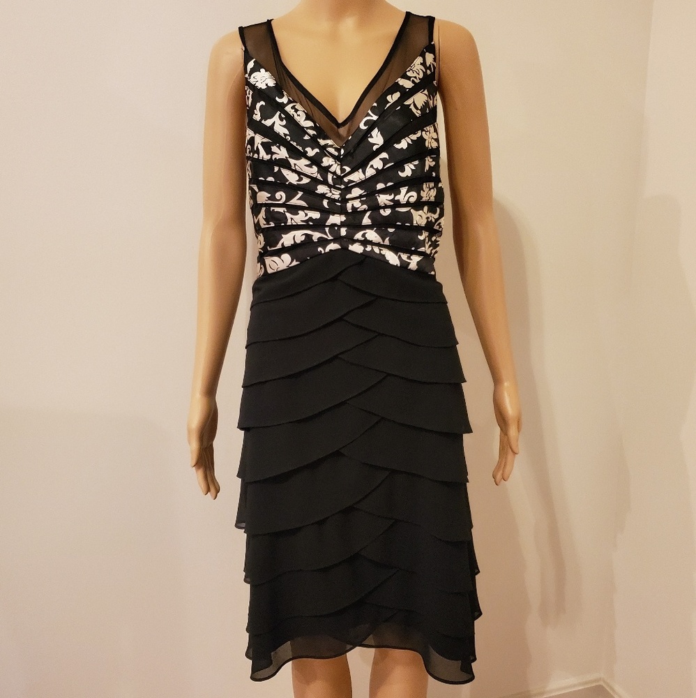 Beautiful Scarlett Nite Ruffled/Layered Dress